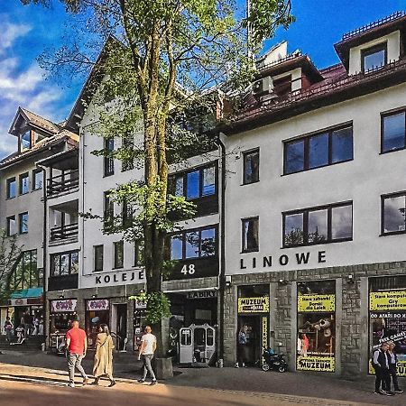 شقة زاكوباني  في Apartament Z Widokiem Na Krupowki, Krupowki 48 "Budynek Polskich Kolei Linowych" المظهر الخارجي الصورة